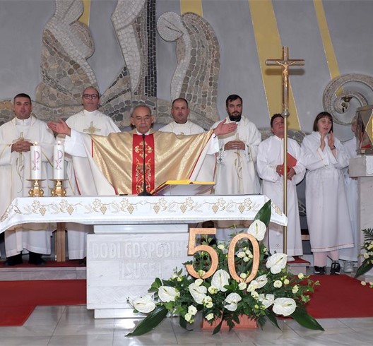 Vlč. Mato Matić proslavio zlatni jubilej svećeništva